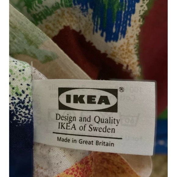 IKEA Bedding Ikea Twin Duvet Cover Pillow Case Multicolored Tie